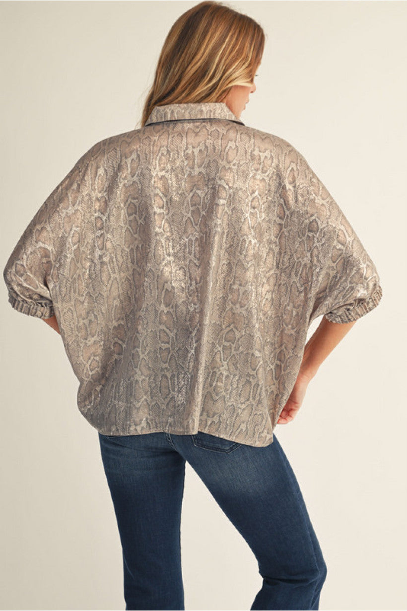 PEARL LEOPARD TOP