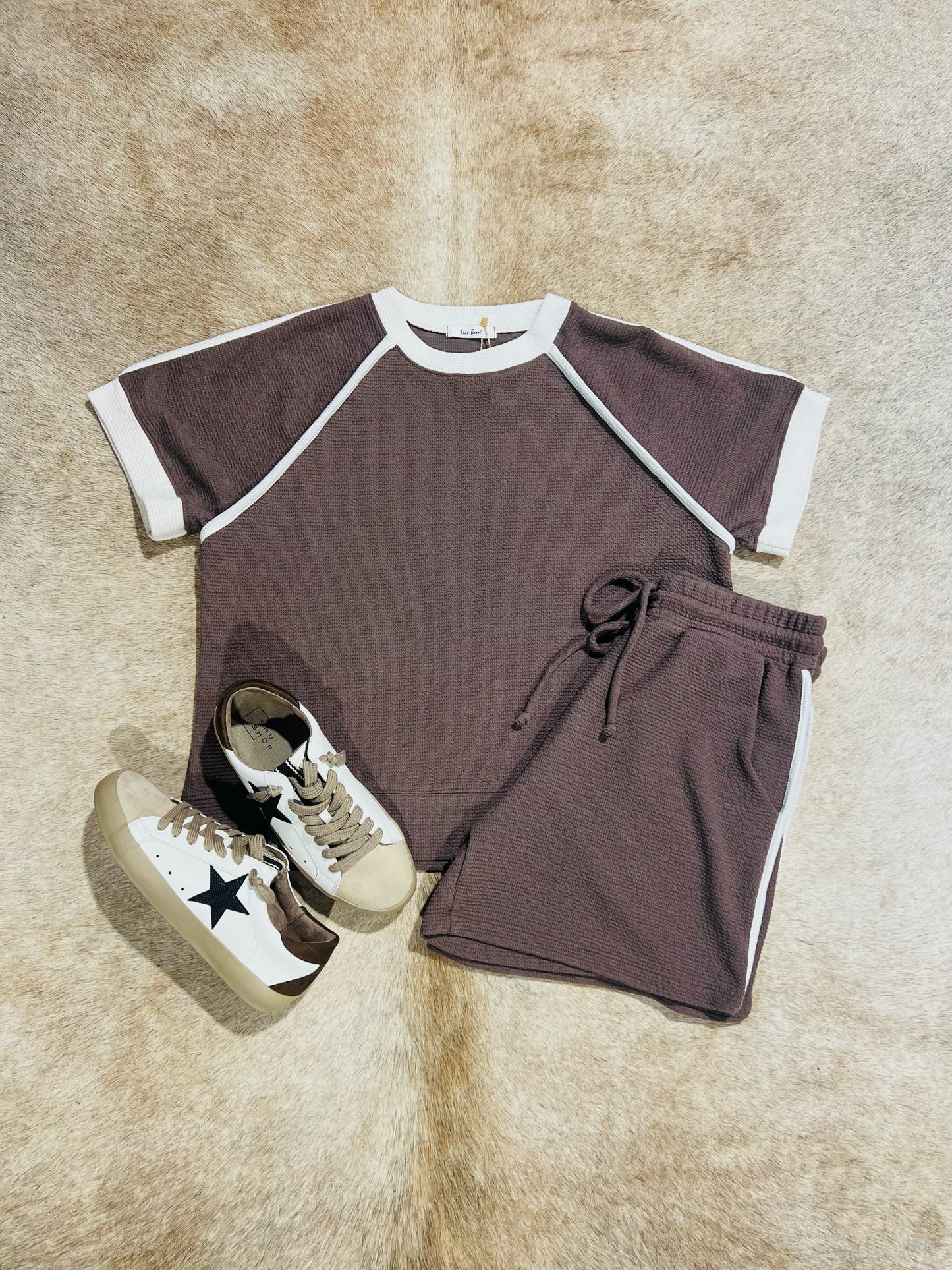 CLOUDYLINES BROWN SET