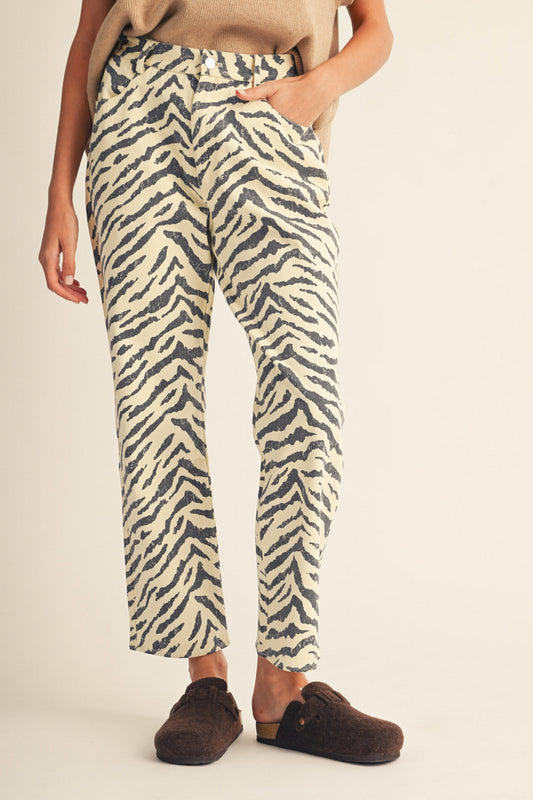 ZEBRA CASUAL PANTS