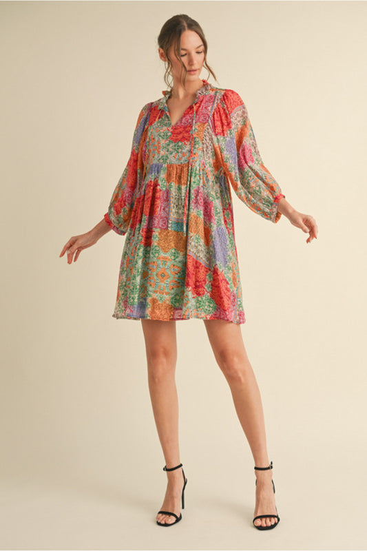 ALL THE PATCHES DRESS