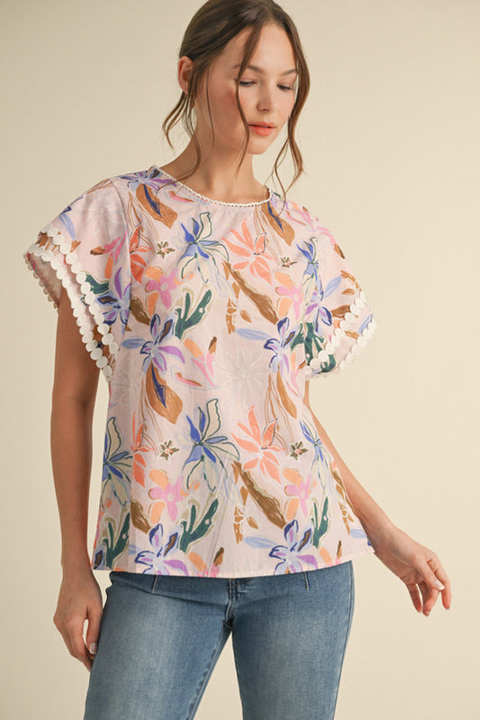 FLOWER PRINT TOP