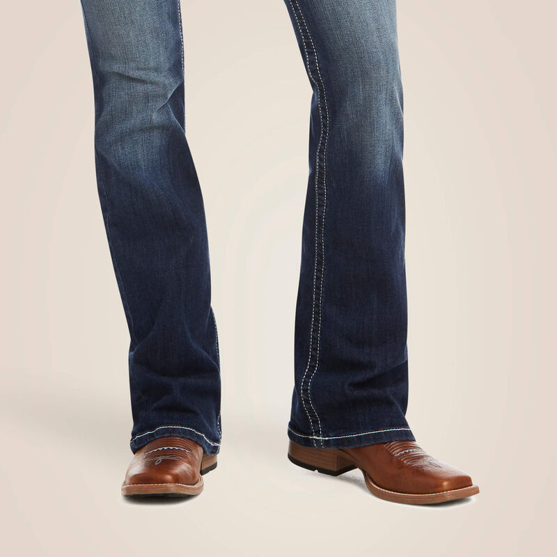 ARIAT WOMENS ENTWINED MID-RISE JEAN