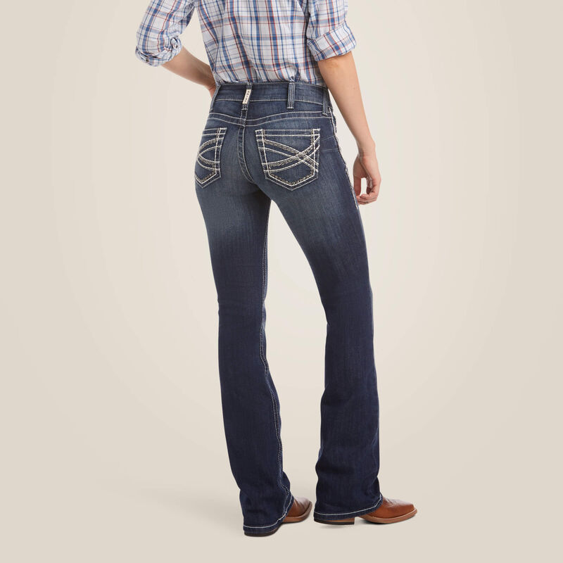 ARIAT WOMENS ENTWINED MID-RISE JEAN