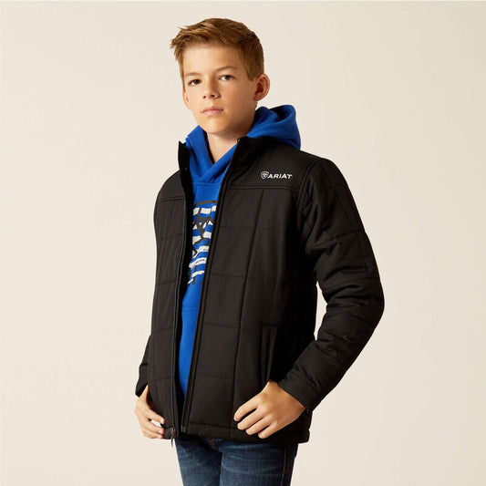 ARIAT BOY CRIUS INSULATED BLACK JACKET