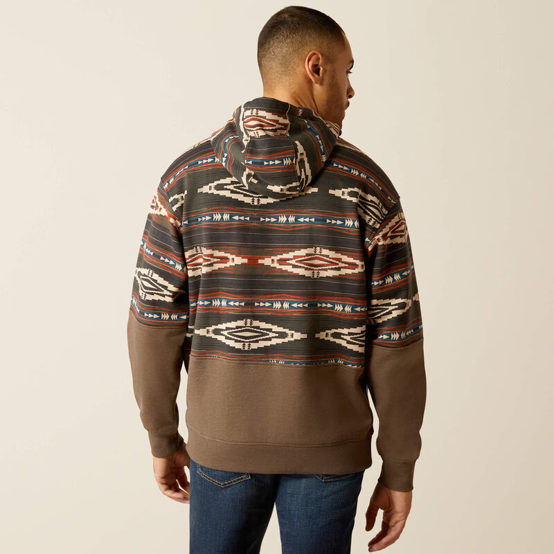 ARIAT MN COLOR BLOCK HOODIE