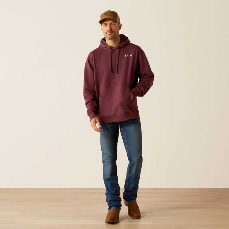 ARIAT MN WEST FLAG HOODIE