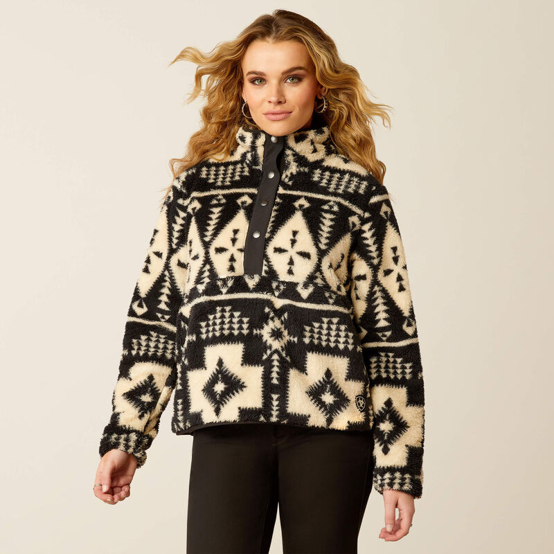 ARIAT WM BERBER SNAP FRONT SWEATER