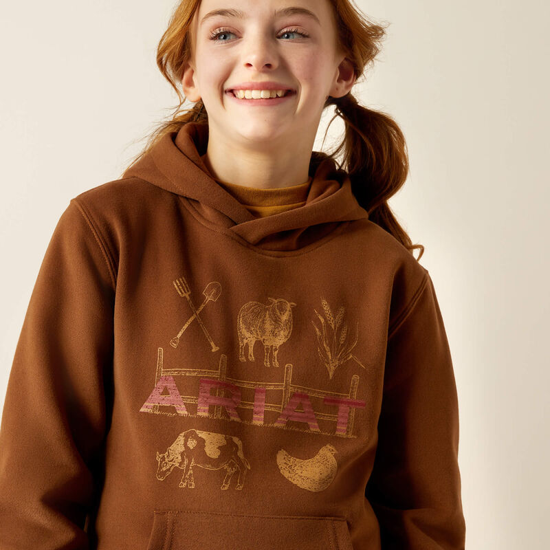 ARIAT GIRL RANCH HOODIE
