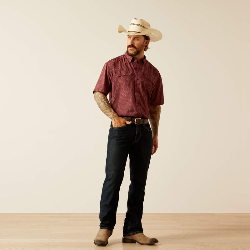 ARIAT MN VentTEK RED MAHOGANY SS