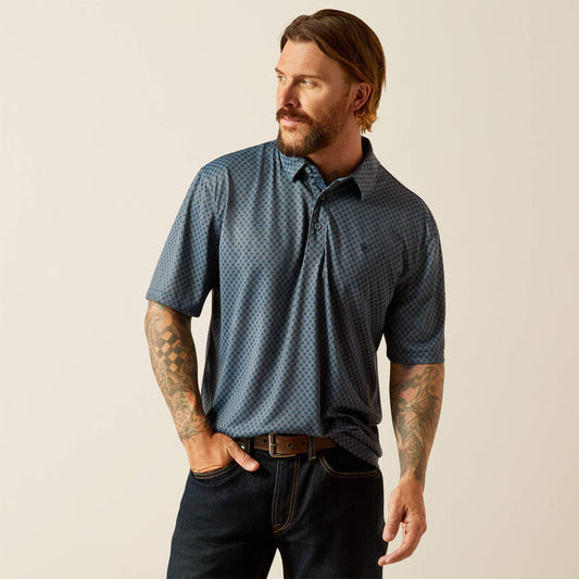 ARIAT MN NEWSBOY POLO