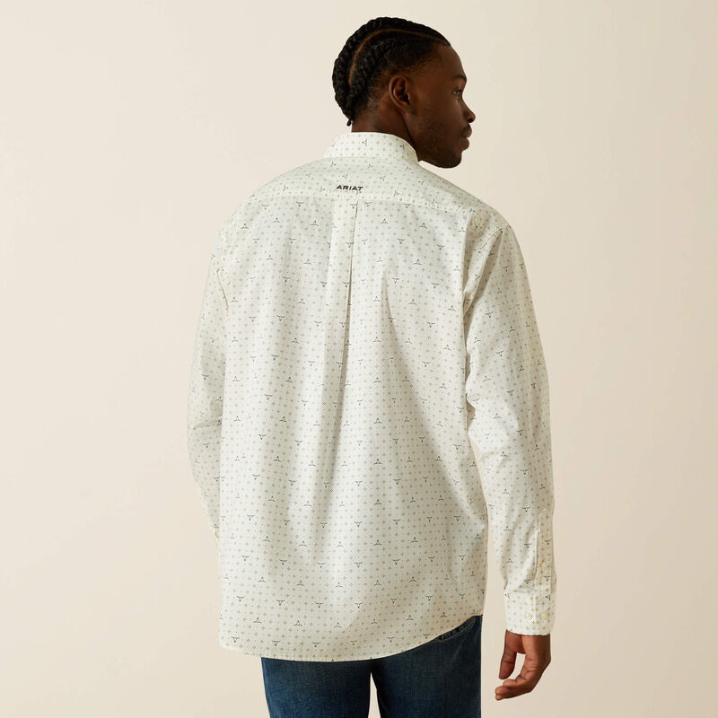MNS BUSTER WHITE LS