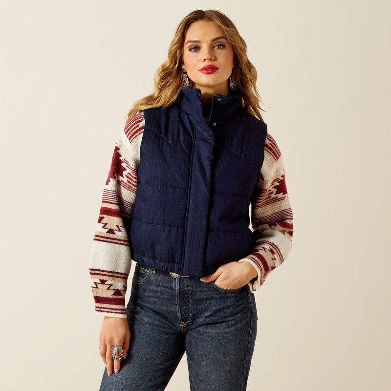 WM WESTERN SWIRL RINSE VEST