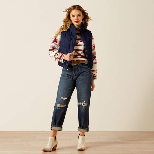 WM WESTERN SWIRL RINSE VEST