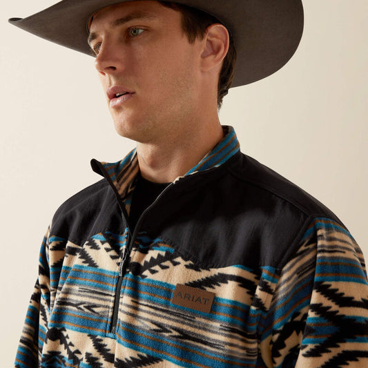 ARIAT MN TEAL SOUTHWEST BASIS SWEATER