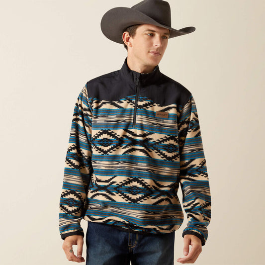 ARIAT MN TEAL SOUTHWEST BASIS SWEATER