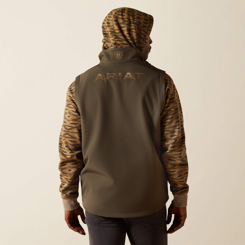 MN SOFTSHELL GREEN VEST