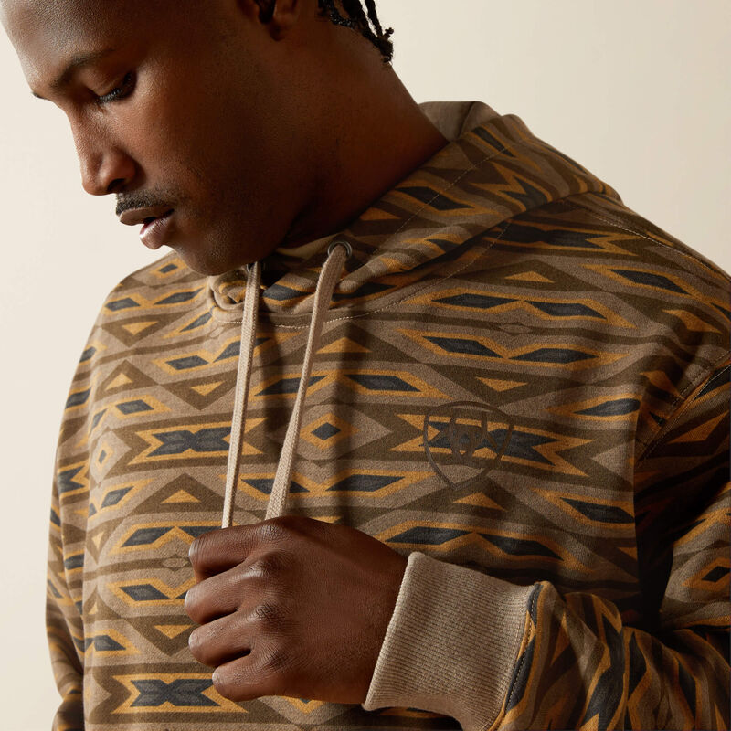 ARIAT MN SW KHAKI HOODIE