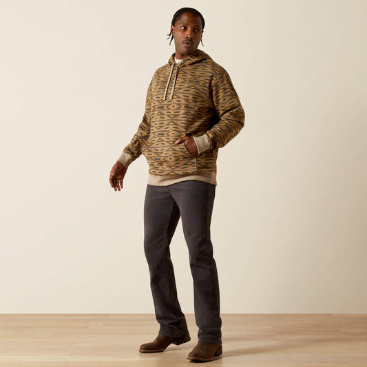 ARIAT MN SW KHAKI HOODIE
