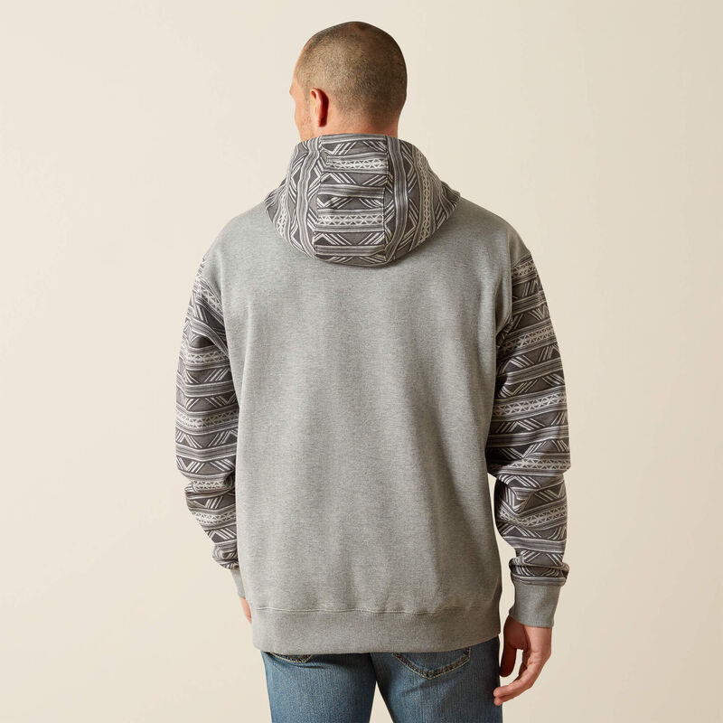 ARIAT MN SW GRAY HOODIE