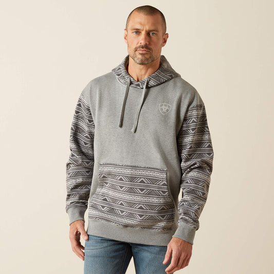 ARIAT MN SW GRAY HOODIE