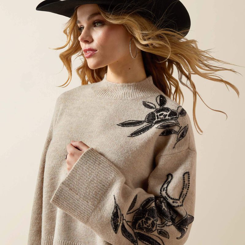 ARIAT ALL IN EMBELLISHED SWEATER