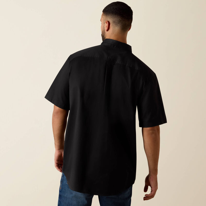 BLACK LIGHTWEIGHT TWILL SS