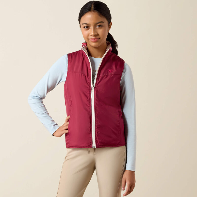 GIRLS BELLA REVERSIBLE INSULATED VST