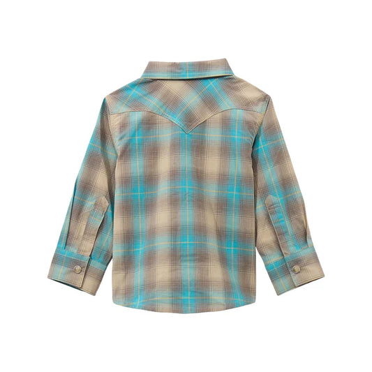 BOYS HO25 PLAID LS