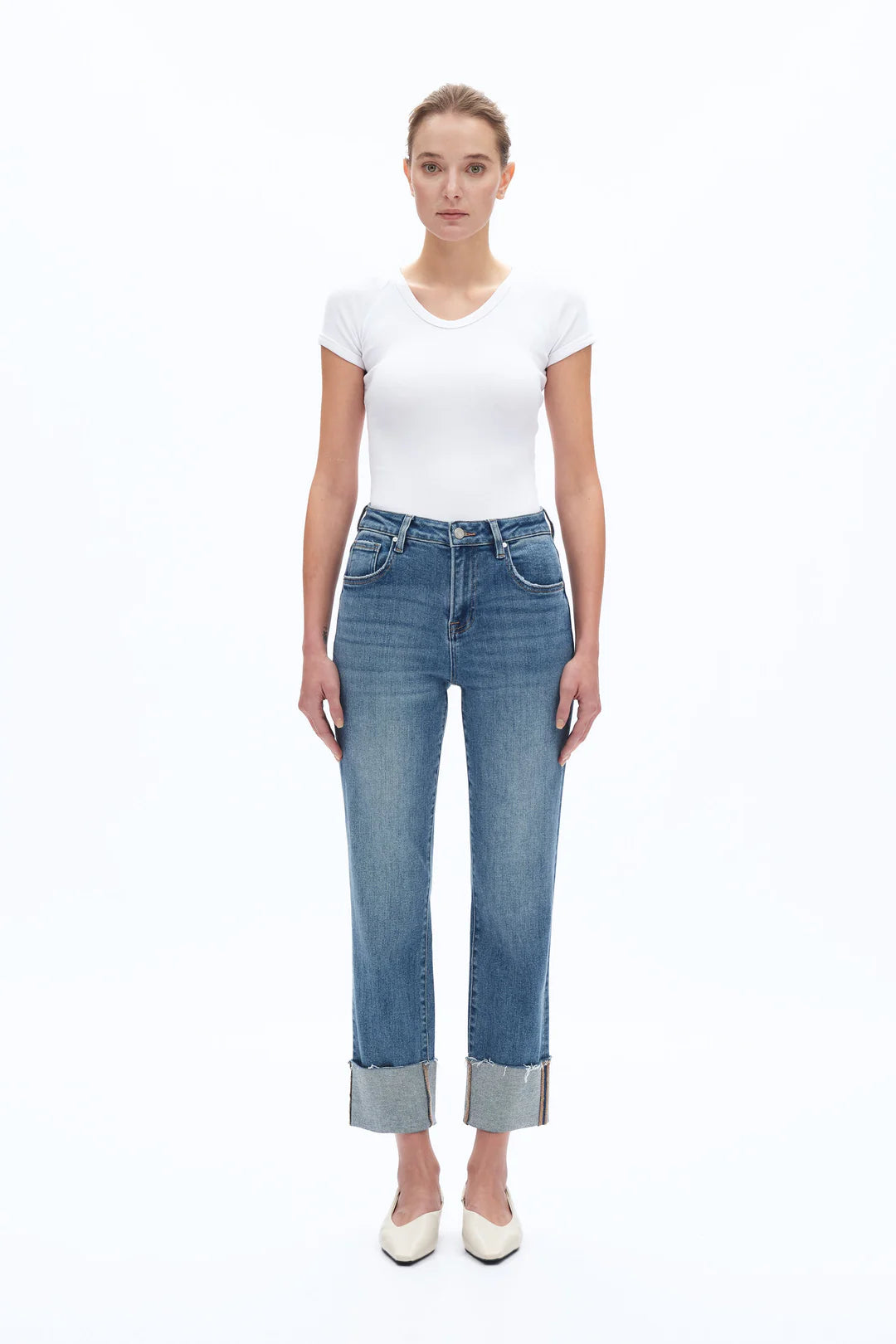WMS HR STRAIGHT ROLLED HEM SURF JEAN