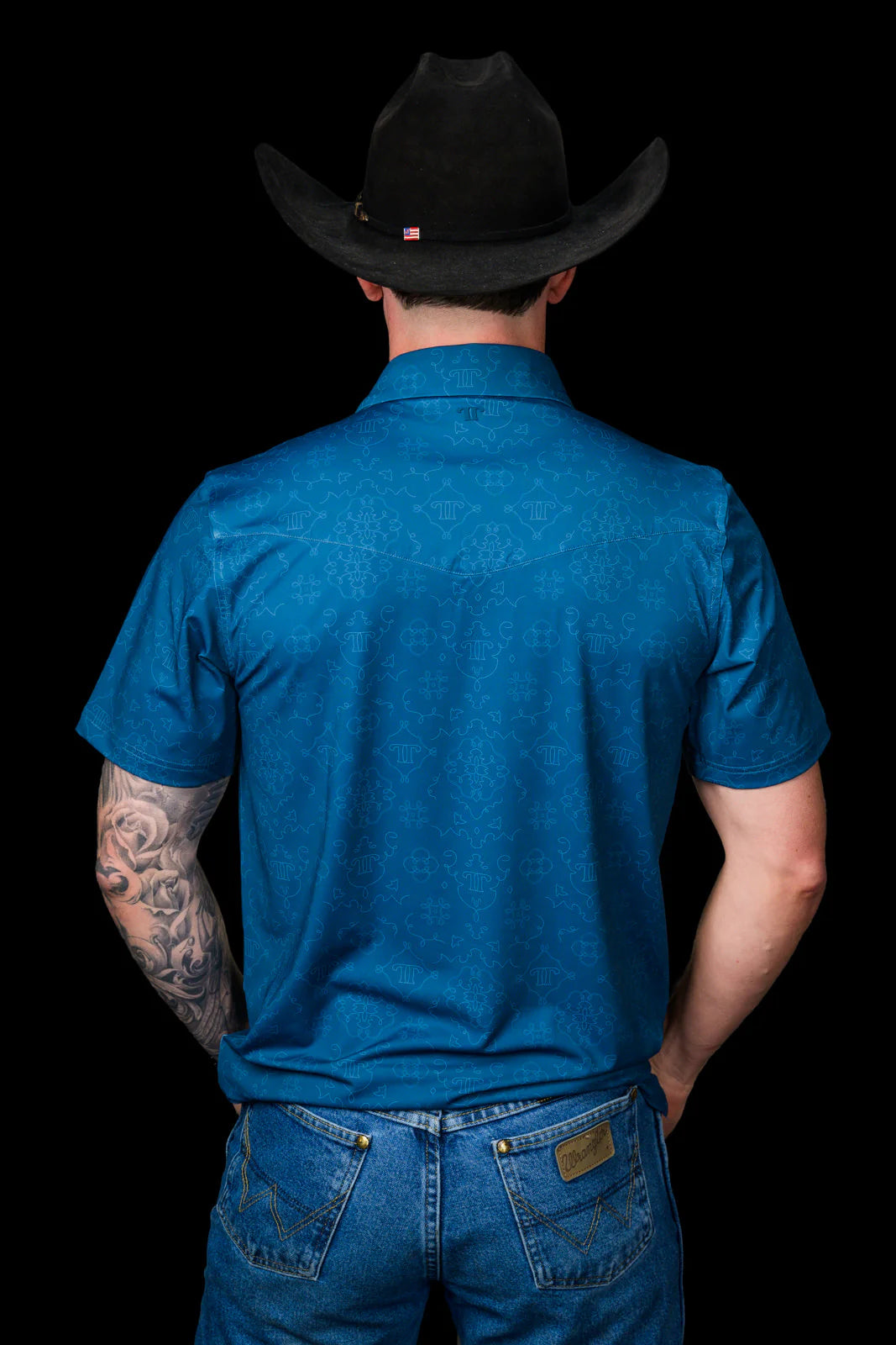 MICRO CARSON PEARL SNAP POLO