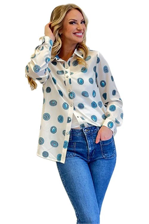 CONCHO PEARL SNAP LS