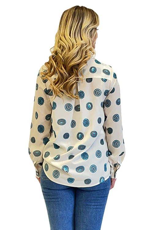 CONCHO PEARL SNAP LS