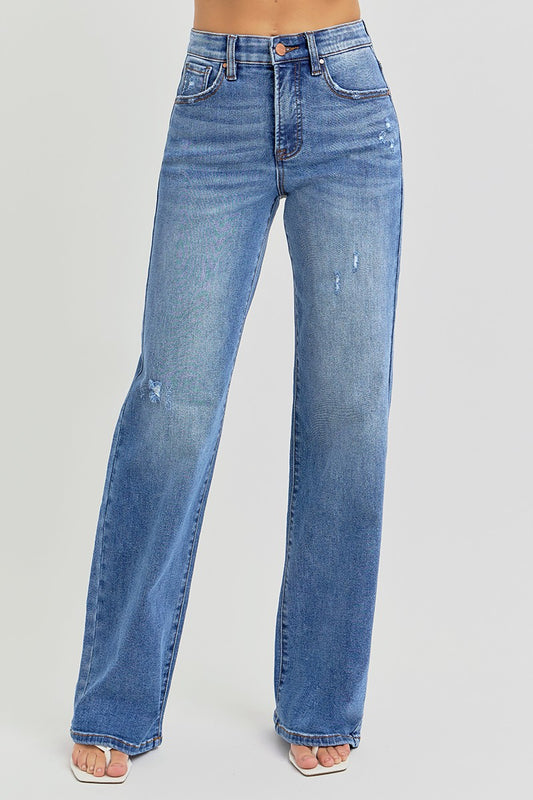 RISEN TC HR WIDE LEG JEAN