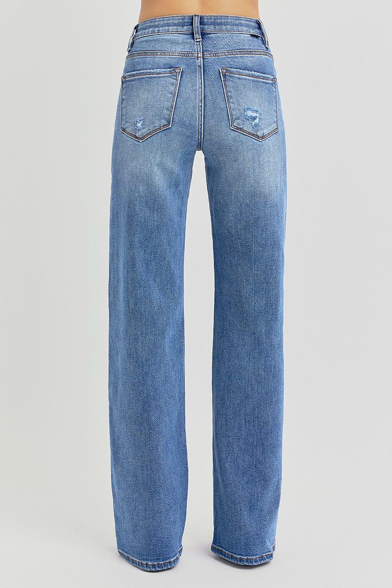 RISEN TC HR WIDE LEG JEAN
