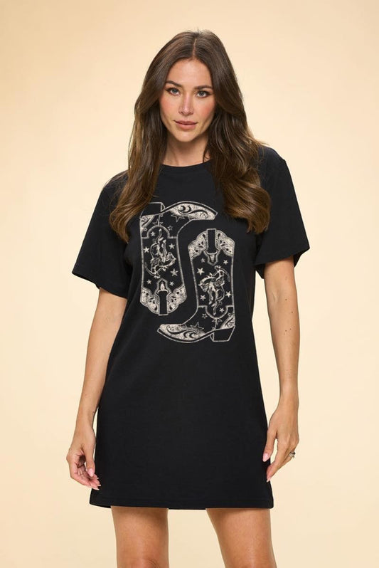 COWBOY BOOTS DRESS