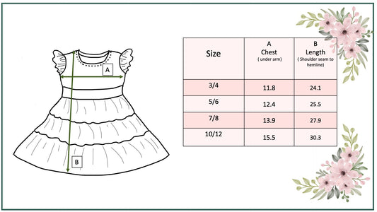 DAISY BLOOM TIERED DRESS