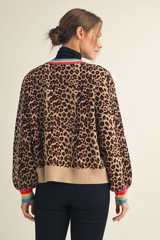 FUN LEOPARD CARDIGAN