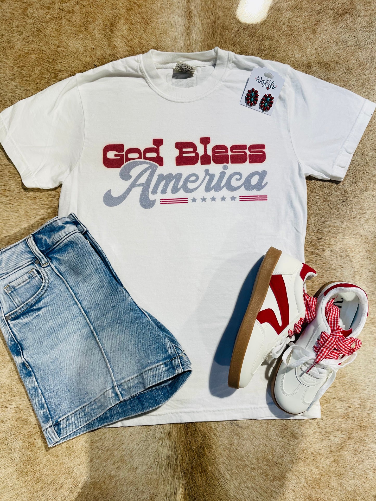 GOD BLESS AMERICA SS TEE