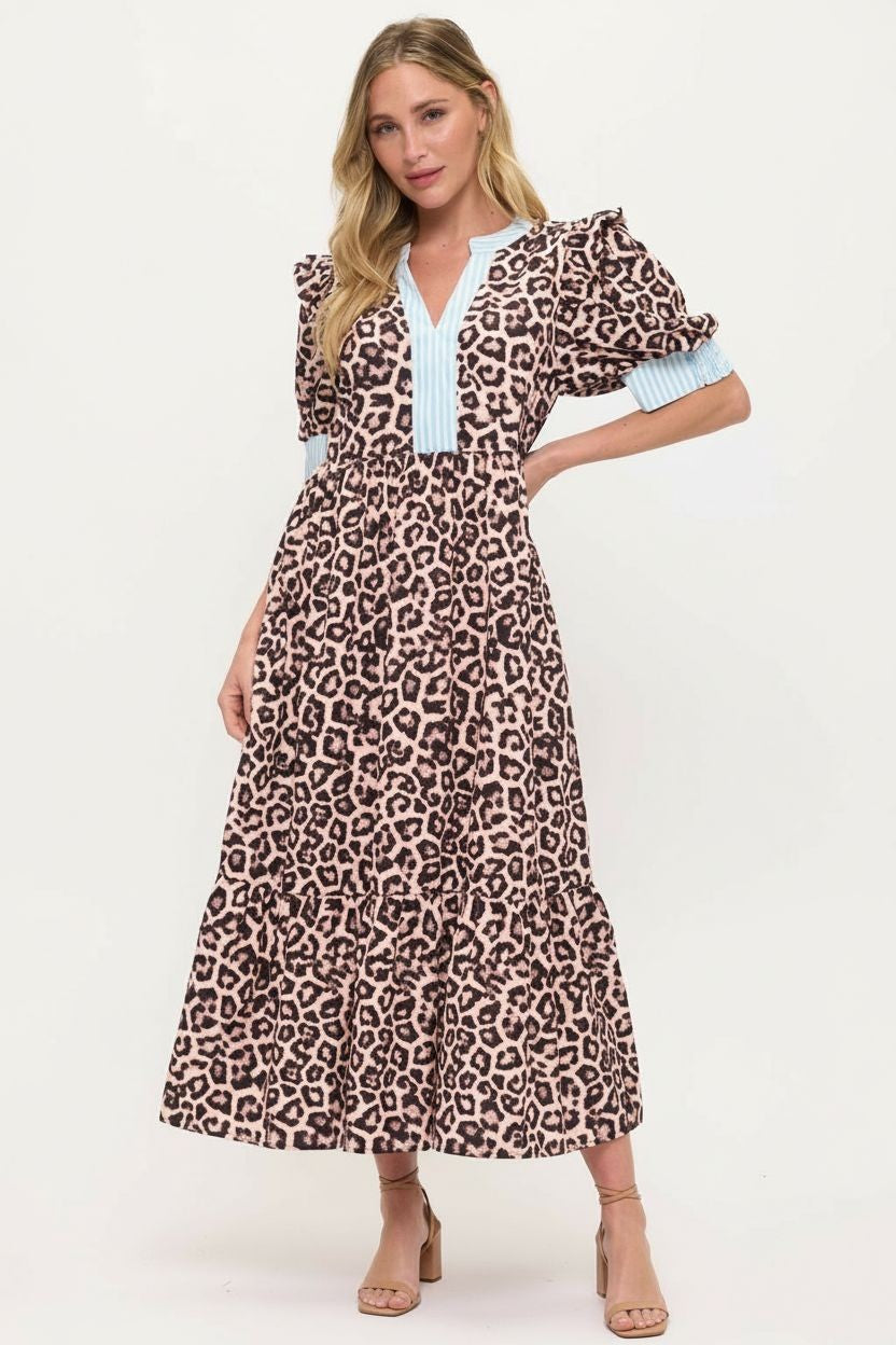 LEOPARD DOLL DRESS