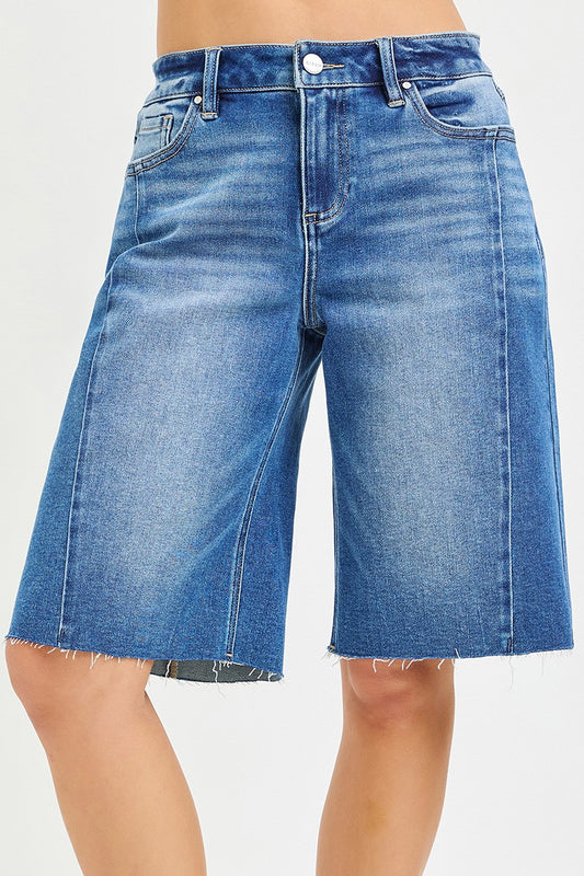 SLOUCHY SEAMED JORTS
