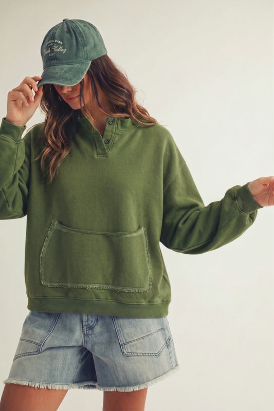 FRONT POCKET OLVIVE LS