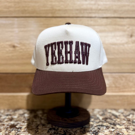 YEEHAW BROWN CAP