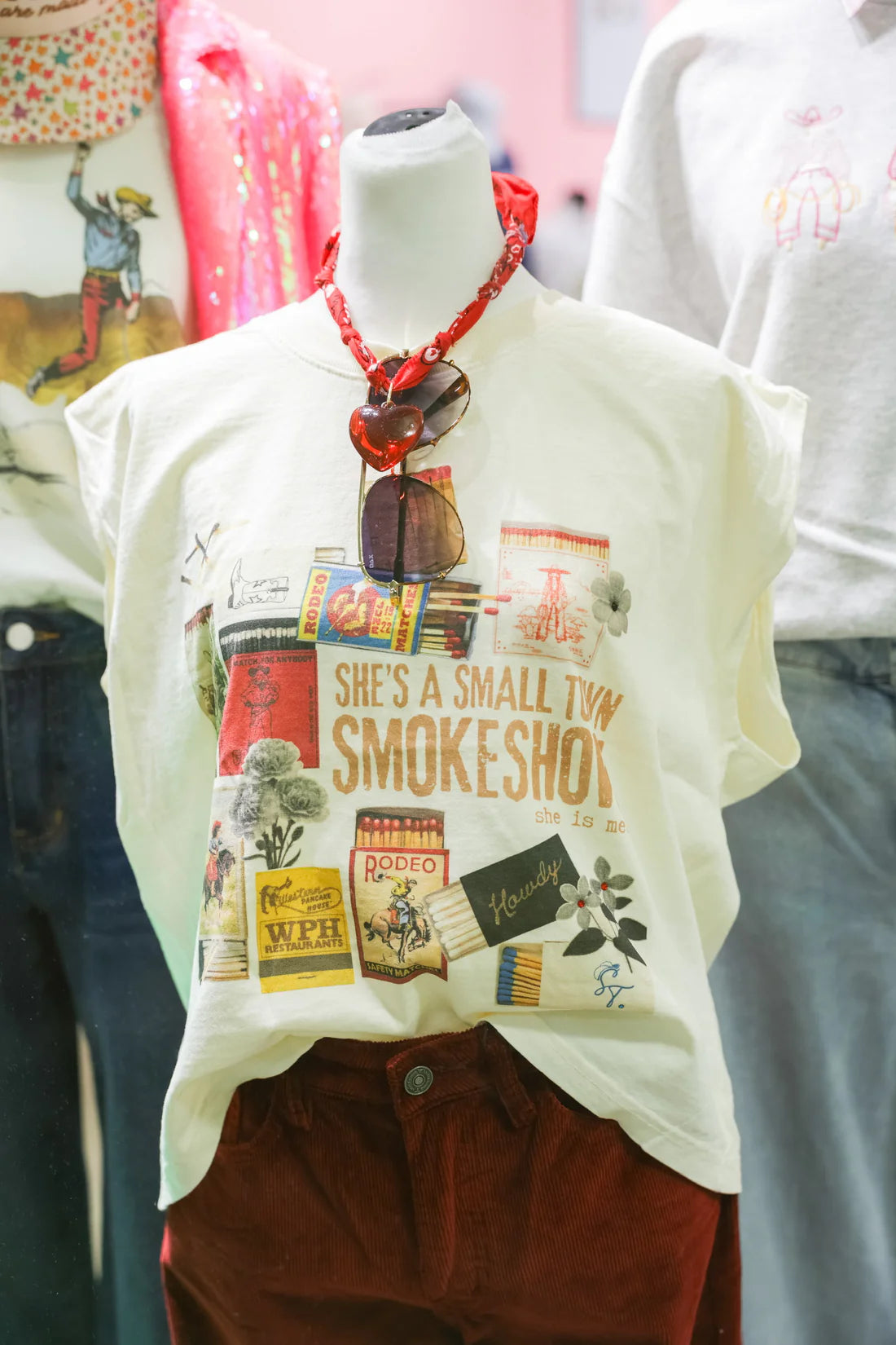 SMALL TOWN SMOKESHOW MUSCLE TANK