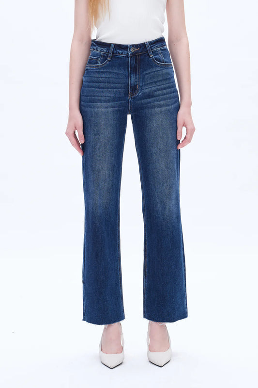 GLACIER HIGH RISE WIDE LEG JEAN