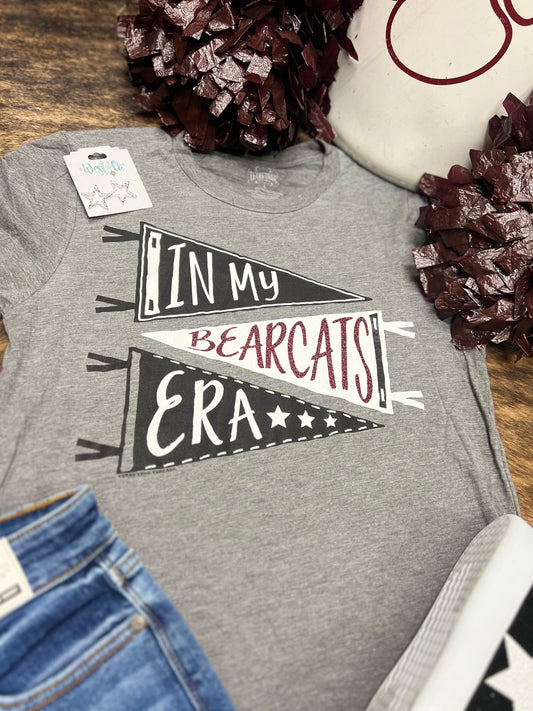 Bearcat Maroon Glitter Tee