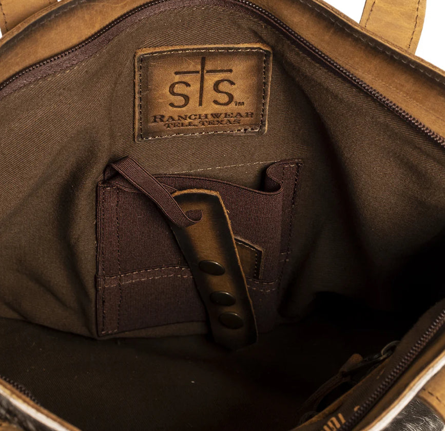 STS Roswell Cowhide Small Tote