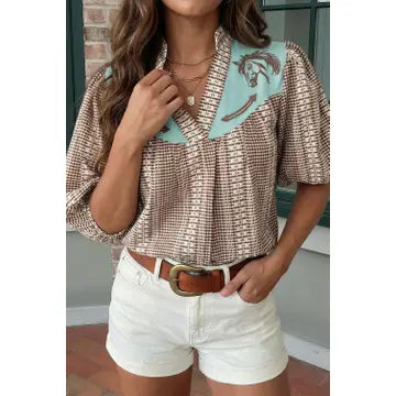 WESTERN EMB YOKE TOP