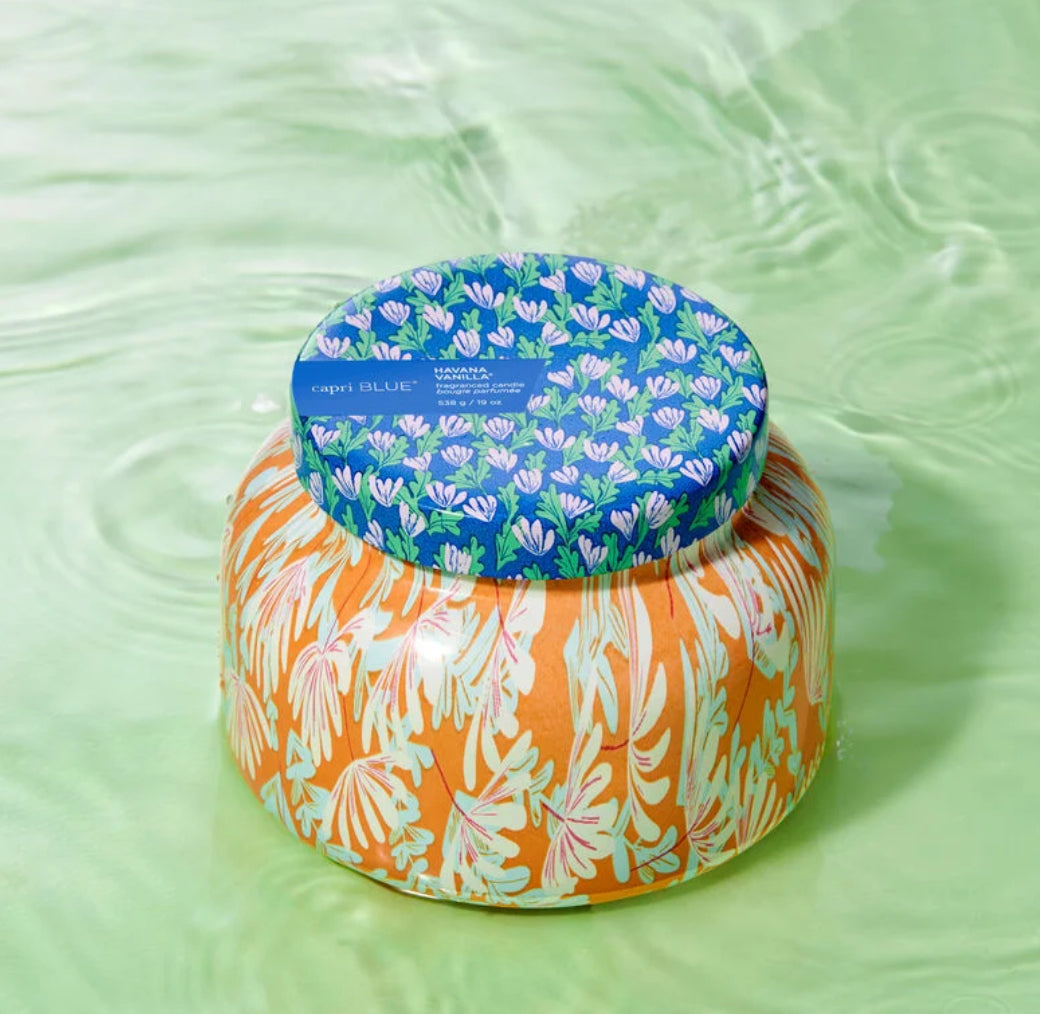 Capri Blue Havana Vanilla 19oz Pattern Play Candle