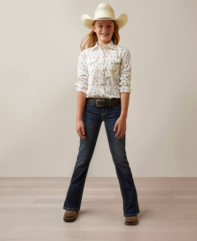 Ariat Girls Santa Fe LS Shirt