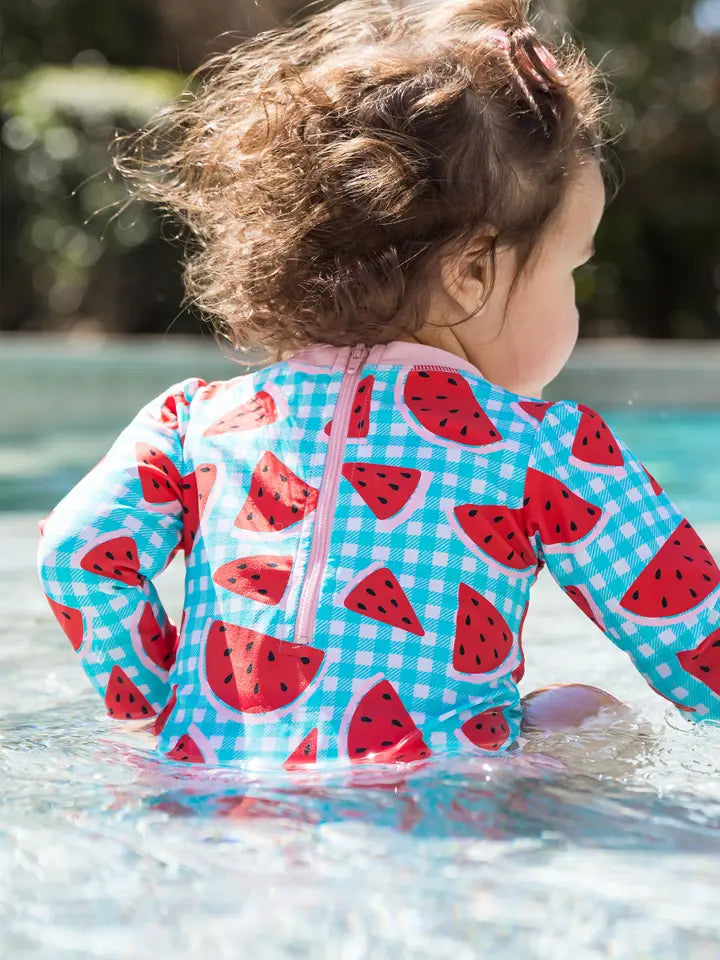 INFANT/TODDLER WATERMELON ONE PIECE SWIMSUIT